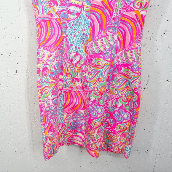 Lilly Pulitzer Women’s size 6 Ryder Hot Pink Multi Swish Fish Shift Dress - Picture 7 of 12